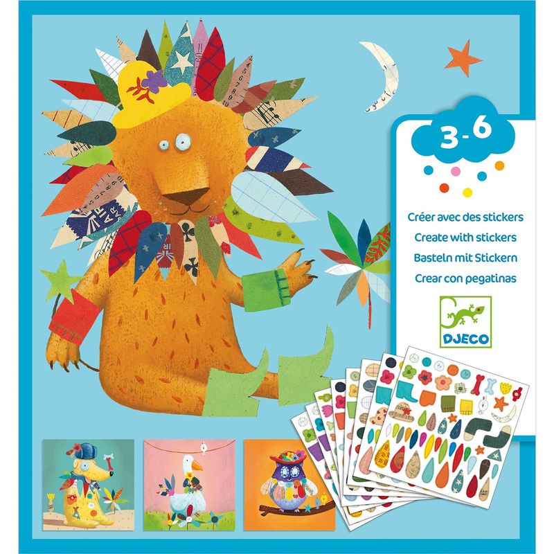 Create with stickers / Animals