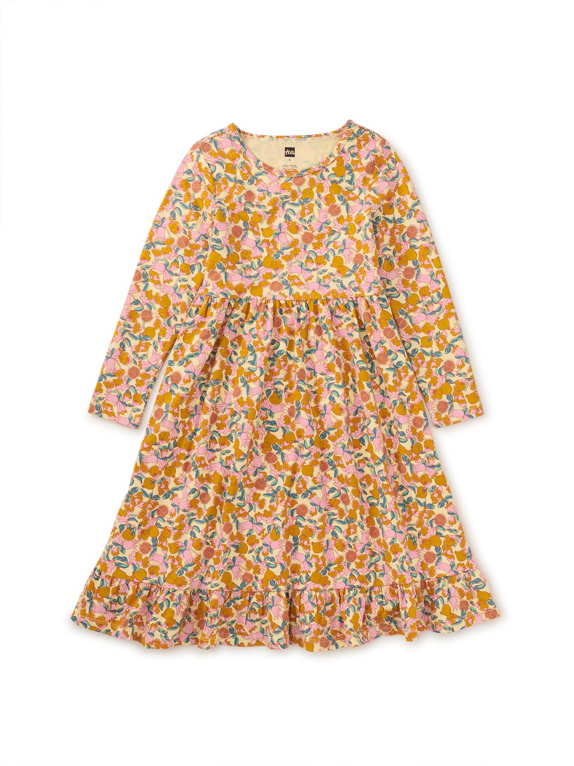 Ruffle Hem Maxi Dress