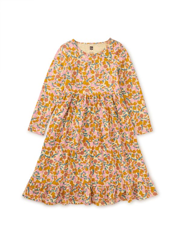 Ruffle Hem Maxi Dress