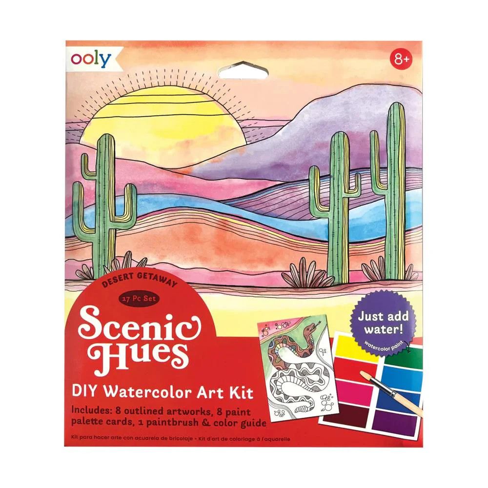 Scenic Hues D.I.Y. Watercolor Kit Desert Getaway