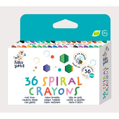 HAKU YOKA 36 SPIRAL CRAYONS