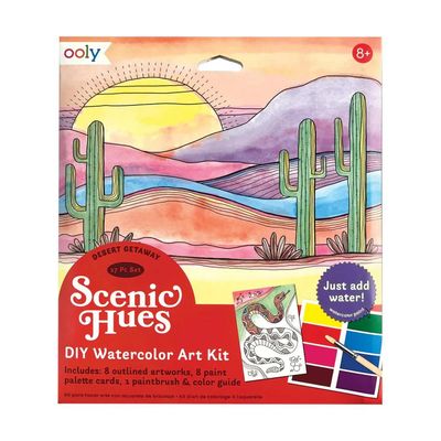 Scenic Hues D.I.Y. Watercolor Kit Desert Getaway