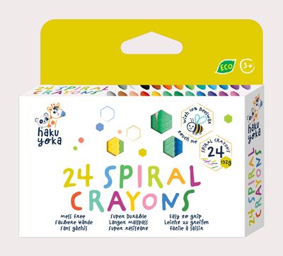 HAKU YOKA 24 SPIRAL CRAYONS