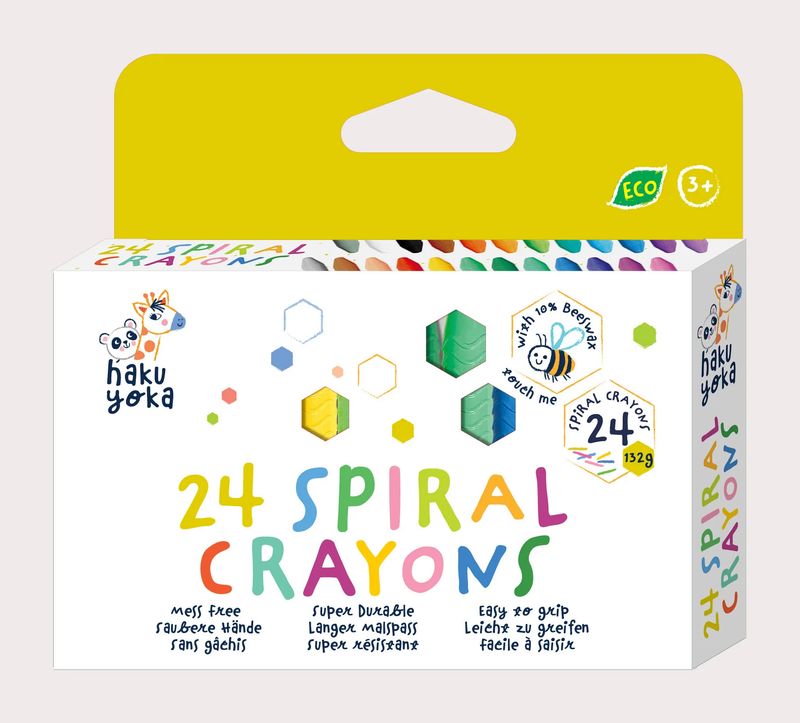 HAKU YOKA 24 SPIRAL CRAYONS