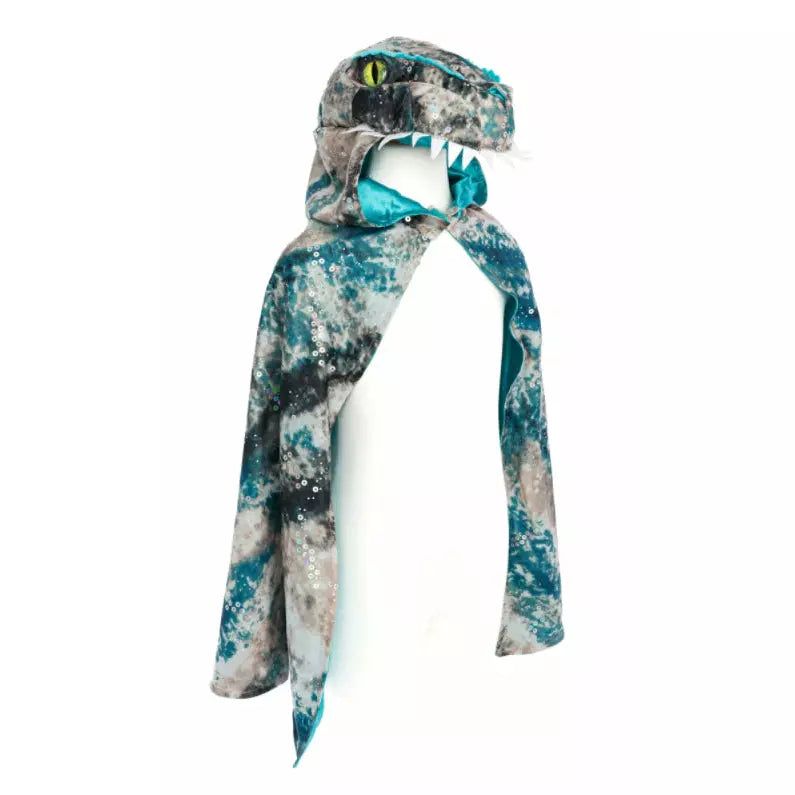 Raptor Cape, Teal/Brown, Size 5-6