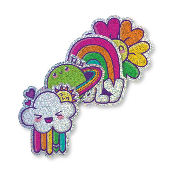 Stickiville Stickers: Happy Rainbows - Vinyl