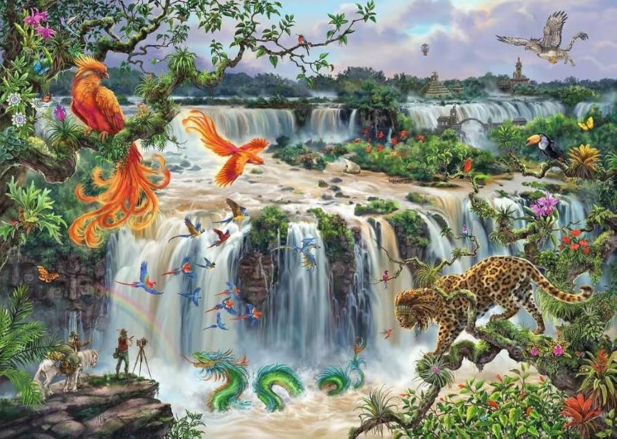 Ravensburger 1000 PCS  Fantastic Waterfall of Iguazu