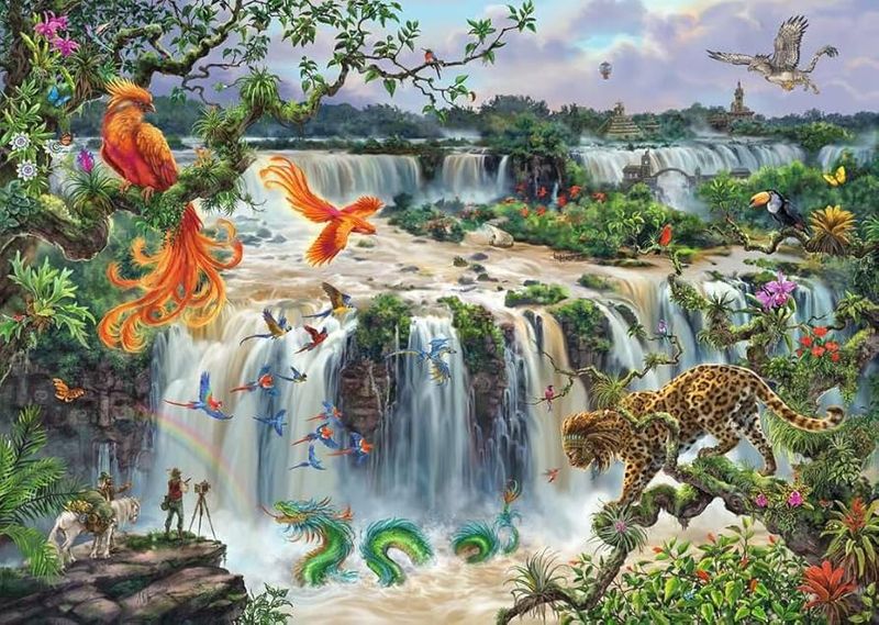 Ravensburger 1000 PCS  Fantastic Waterfall of Iguazu