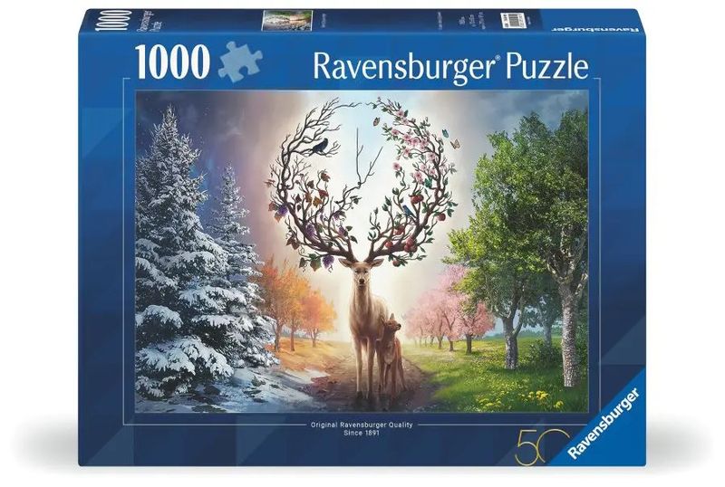 Ravensburger 1000 PCS  Magial Deer and Four Seasons