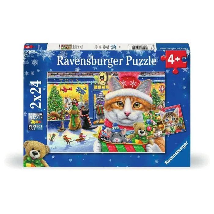 Ravensburger 2X24 Christmas Kitties