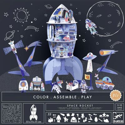 Colour Assemble Play / Space Rocket