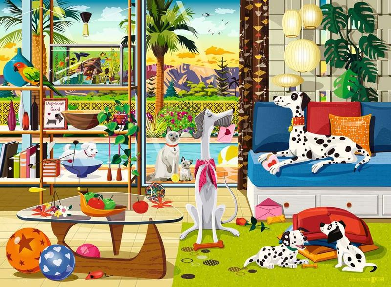 Ravensburger 500 PCS Pets of Palm Springs