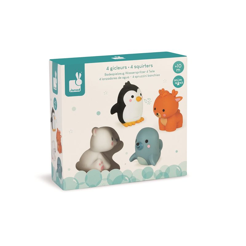 4 POLAR ANIMALS SQUIRTERS