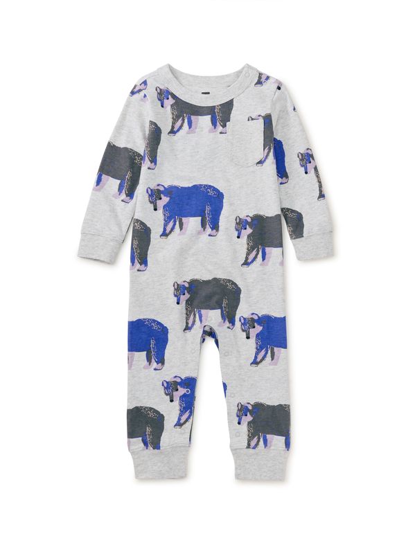 Long Sleeve Pocket Baby Romper