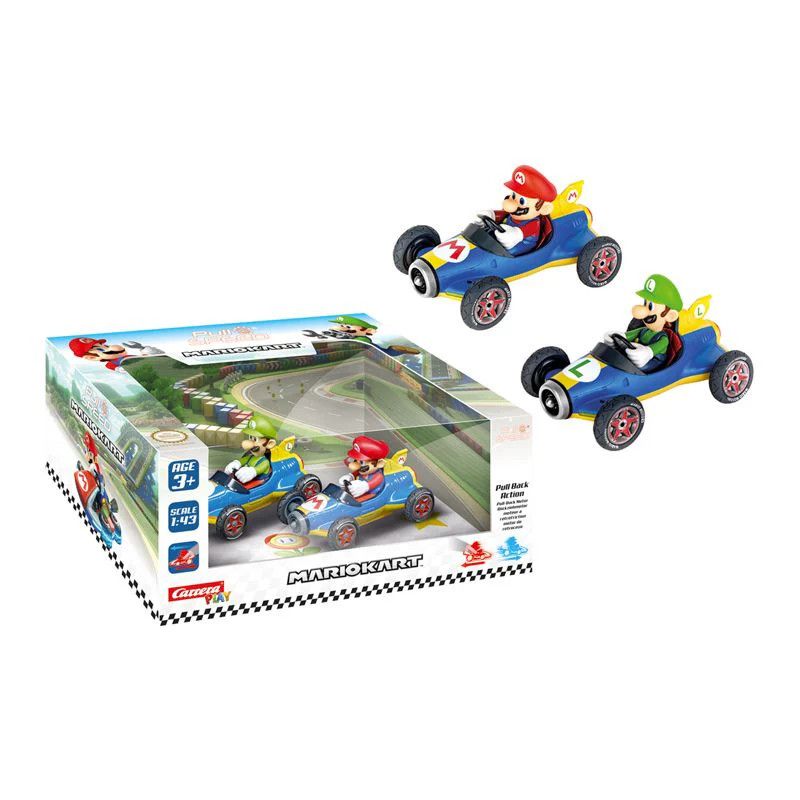 Carrera Mario Kart Mach8 Twin Pack: Mario &amp; Luigi