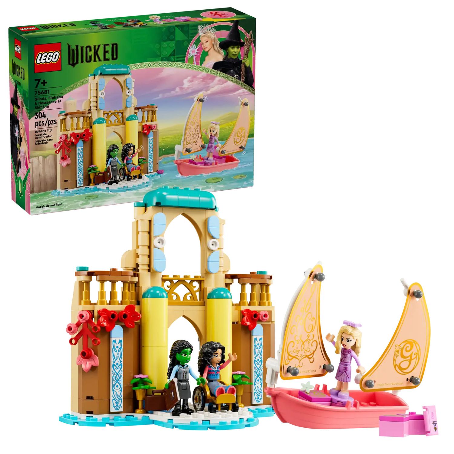 Lego Glinda, Elphaba &amp; Nessarose at Shiz University