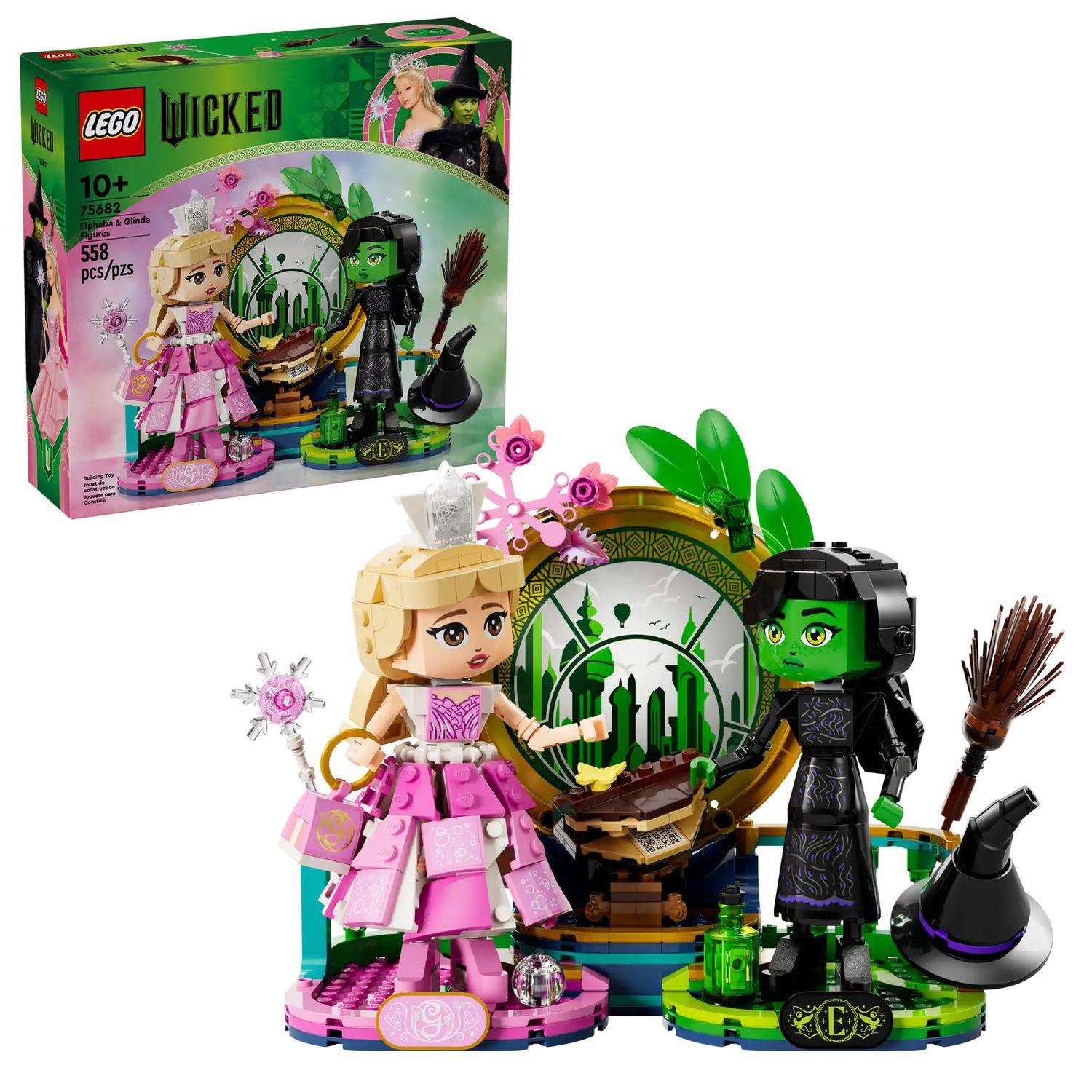 Lego Elphaba &amp; Glinda Figures