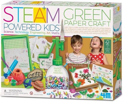 STEAM KIDS DELUXE GREEN PAPER CRAFT