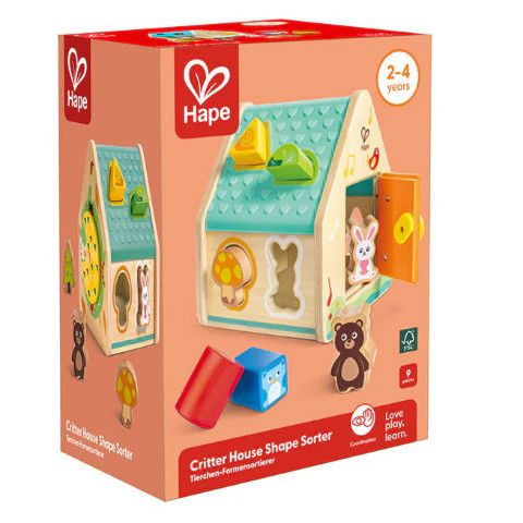 CRITTER HOUSE SHAPE SORTER