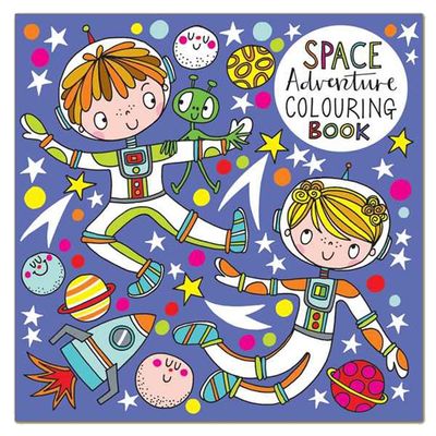 Square Colouring Book - Spaceman - 8x8