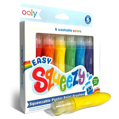 Easy Squeezy Squeezable Poster Paint Brushes