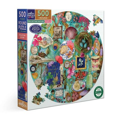 eeboo COLLECTING NATURE 500 PIECE PUZZLE