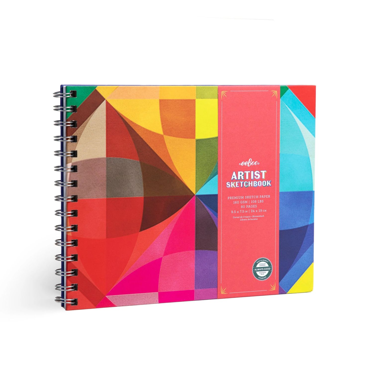 eeboo Rainbow Artist Sketchbook