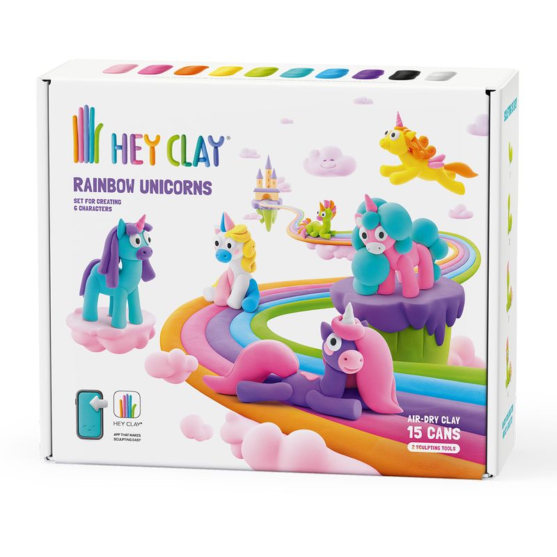 Hey Clay RAINBOW UNICORNS
