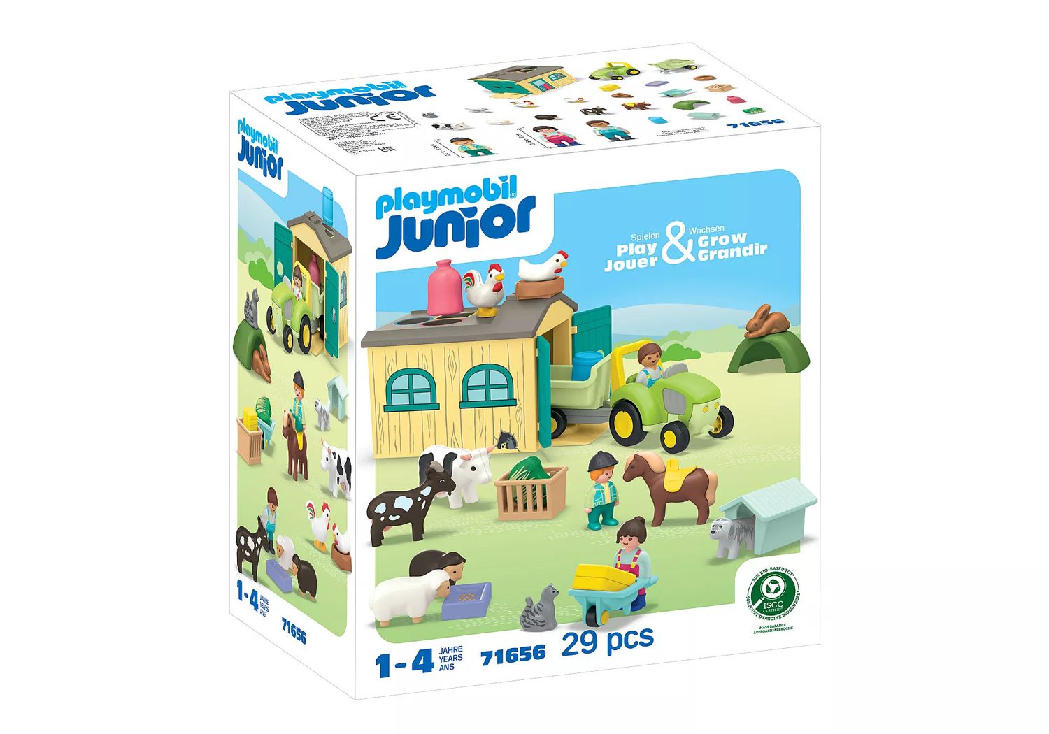 Junior Farm Adventure with Tractor, Trailer, and Animal Friends