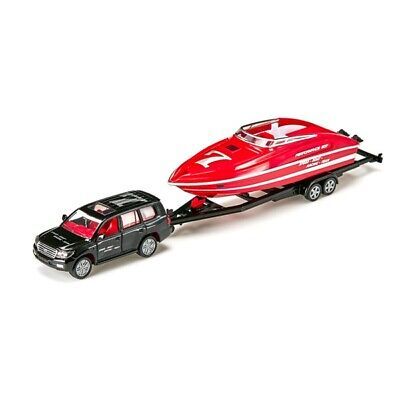 Siku Car with Motorboat (1:55)