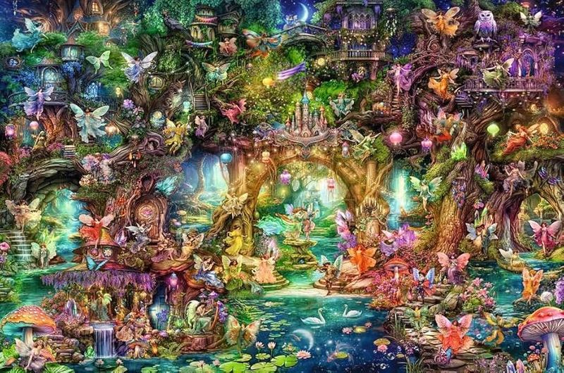 Ravensburger 4000 Pcs The Hidden World of Fairies