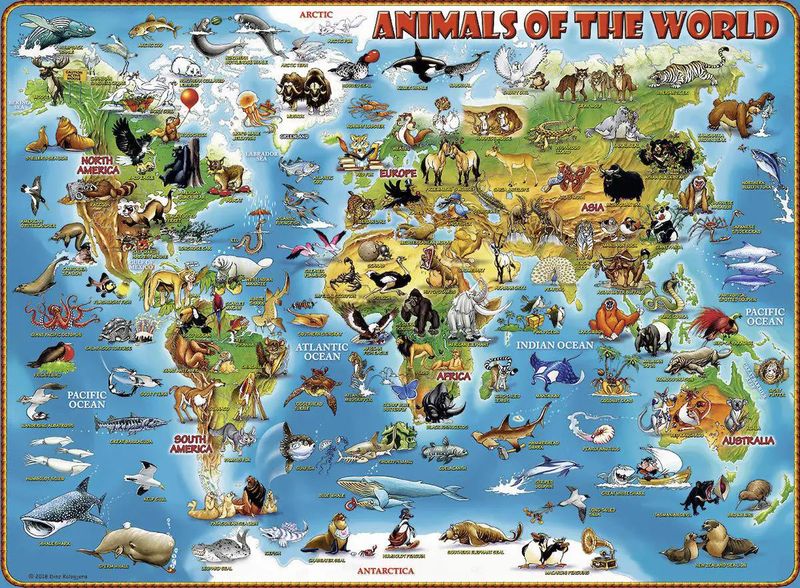 Ravensburger 300 Animals of the World