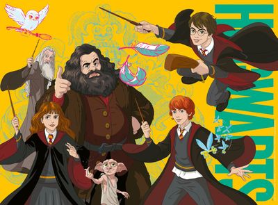 Ravensburger 100PCS Harry Potter and other Wizards