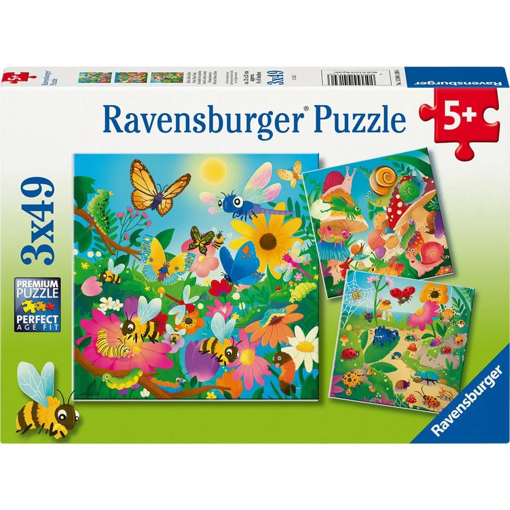 Ravensburger 3x49 PCS Bugs Bugs Bugs
