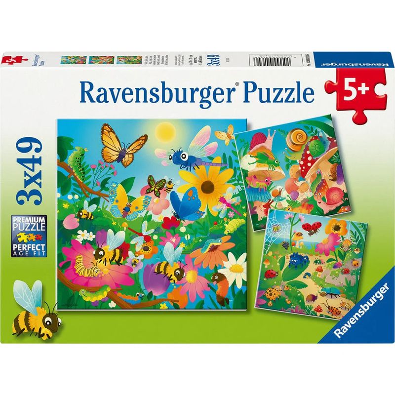 Ravensburger 3x49 PCS Bugs Bugs Bugs