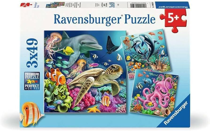 Underwater Splendor (3 x 49 pc Puzzles)