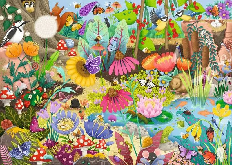 Ravensburger 1000 PCS  Little Garden World