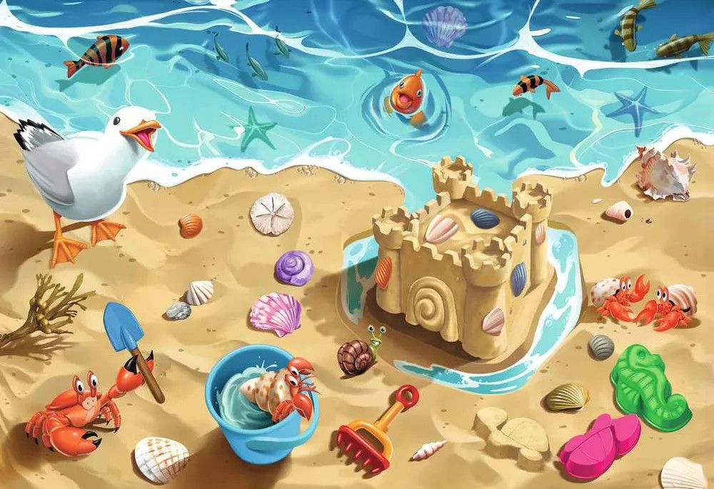 Ravensburger Floor Puzzle 24PCS  Fun at the Beach