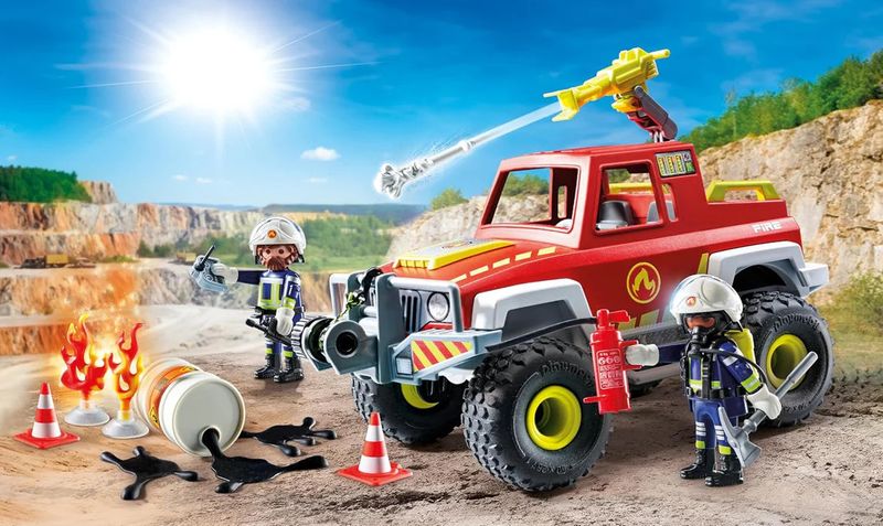 Playmobil Firefighting Quad