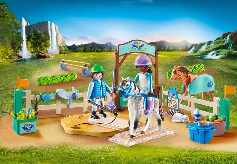 Modern riding school