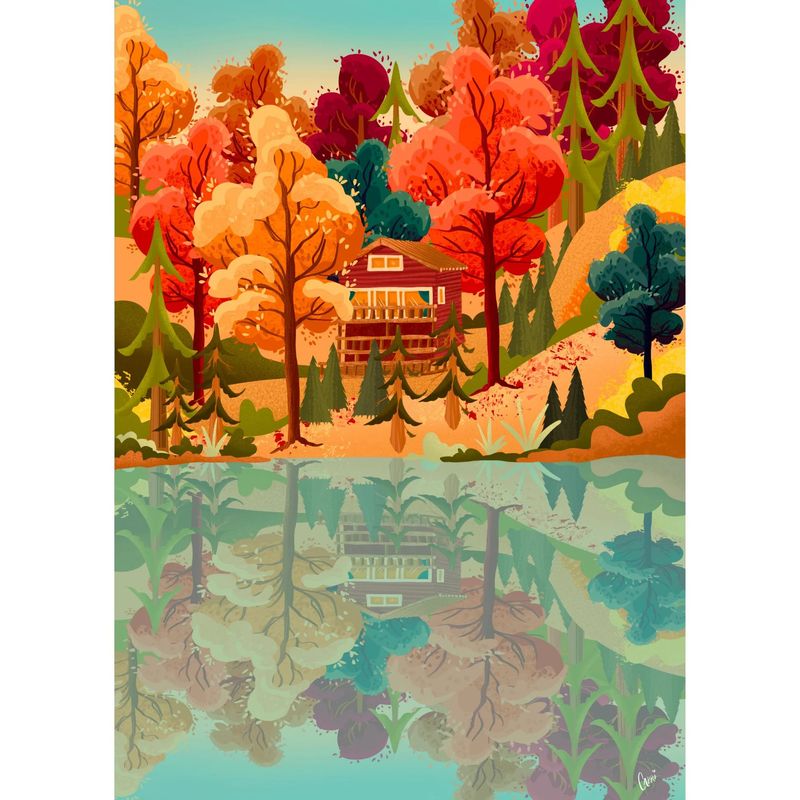 Muskoka Leaves | 500-Piece Puzzle | Designed in Canada |