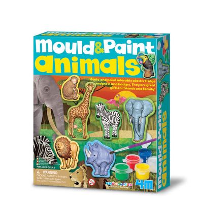 4M Mould &amp; Paint Animals