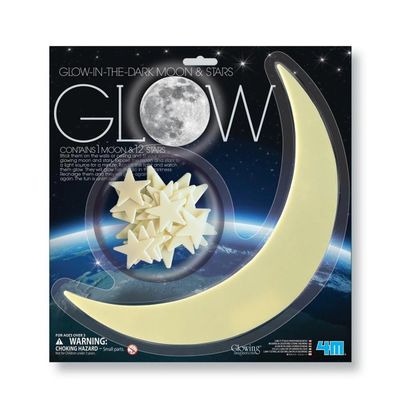 4M Science Glow in the Dark Moon and Stars