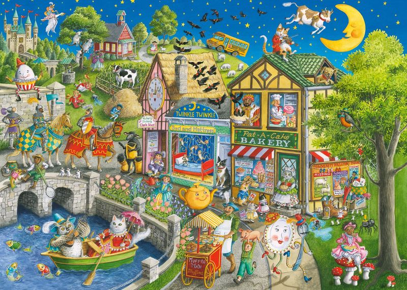 Ravensburger 1000 PCS Mother Gooseville