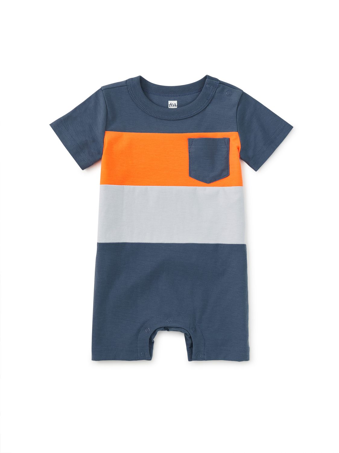 Colorblock Baby Romper