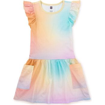 Flutter Sleeve Pocket Dress