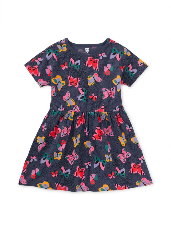 Short Sleeve Twirl Dress