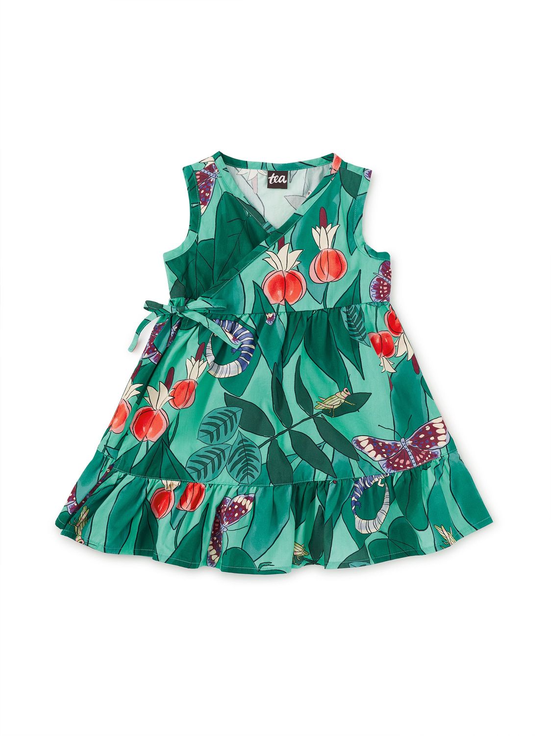 Sleeveless Wrap Dress