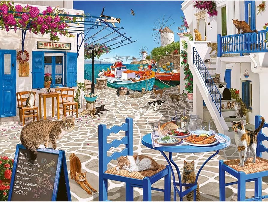 Ravensburger 1500 PCS Cats of Mykonos