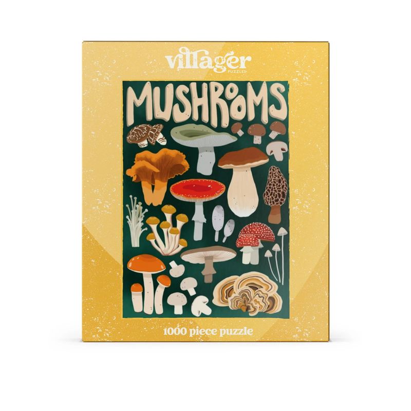 Mushroom Forager | 1000-Piece Puzzle for Adults | Designed in Canada by Artist Kourtni Gunn